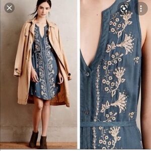 Tiny for Anthropologie Syden Embroidered
Dress Size Small